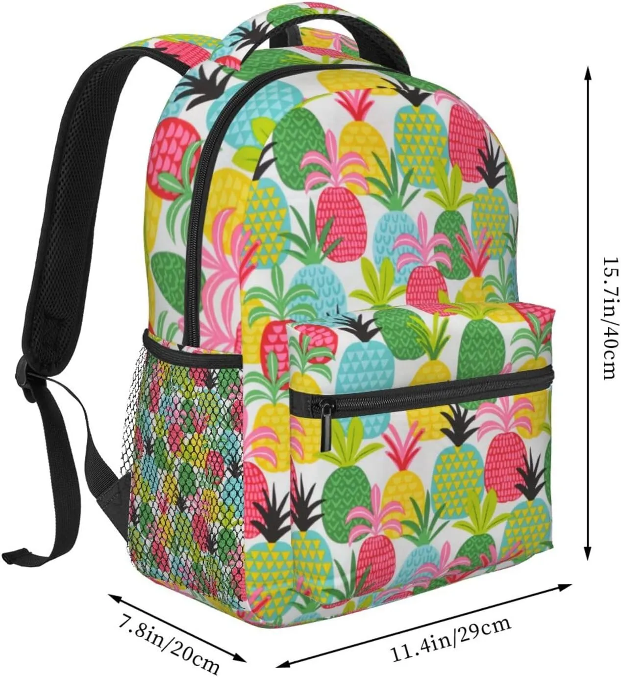 Pineapple Backpack Laptop Backpack Sports Travel Shoulder bag Light casual backpack