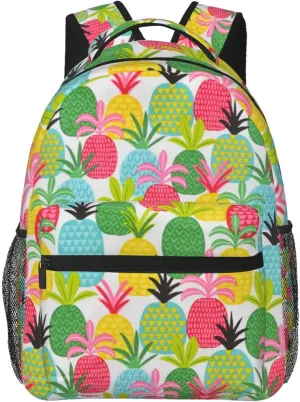 Pineapple Backpack Laptop Backpack Sports Travel Shoulder bag Light casual backpack