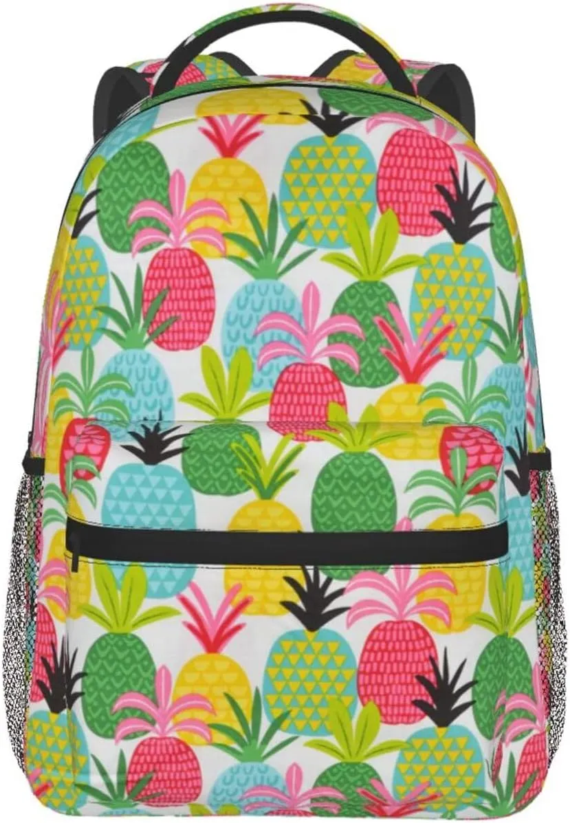Pineapple Backpack Laptop Backpack Sports Travel Shoulder bag Light casual backpack