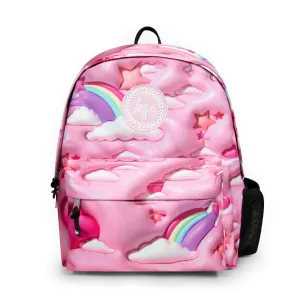 Pink 3D Clouds Backpack 18L