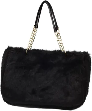 Plush Chain Bag Large Capacity Tote Bag Shoulder Fashion Messenger Casual Shopping Ideal for Birthdays Holidays Housewarmings