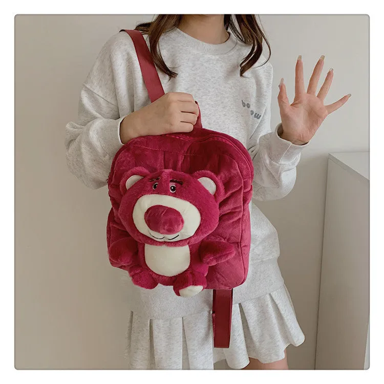 Popular Plush Cartoon Cute Clow Gift Backpacks