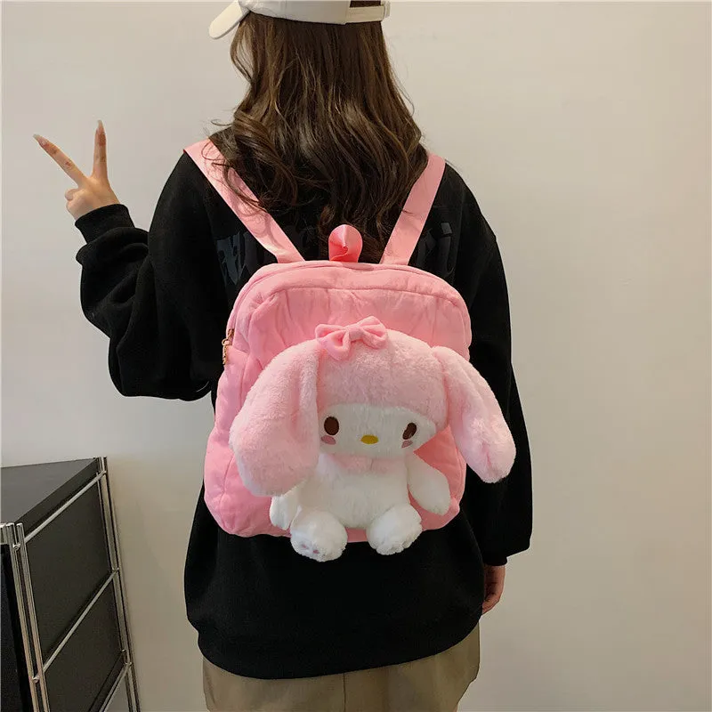 Popular Plush Cartoon Cute Clow Gift Backpacks