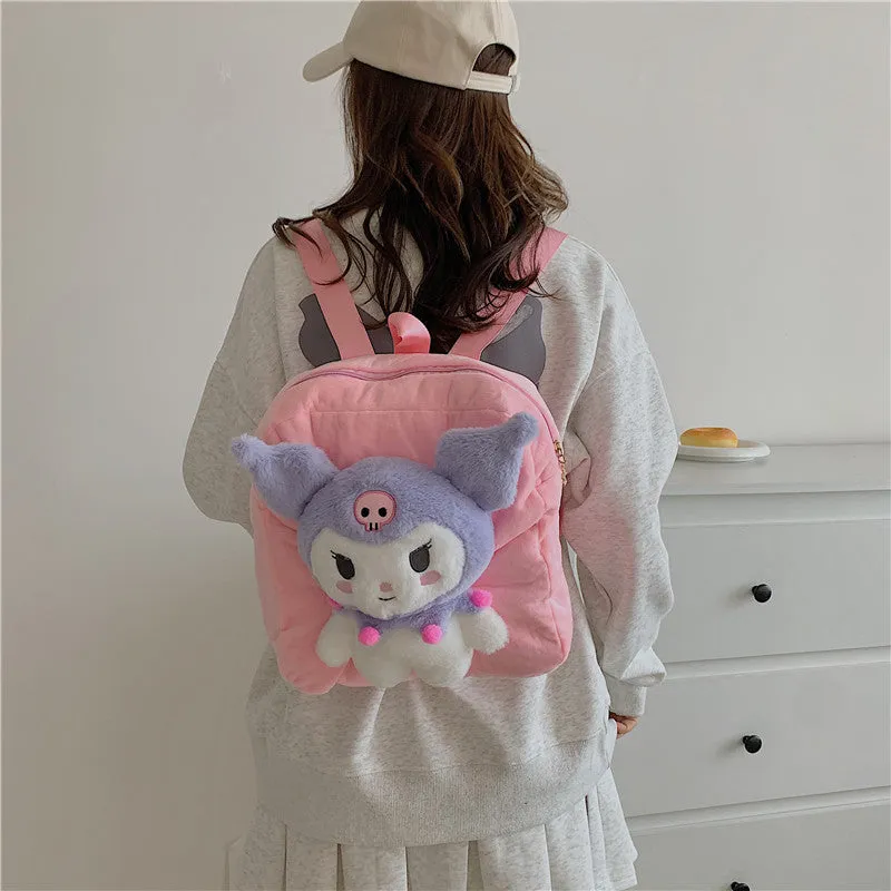 Popular Plush Cartoon Cute Clow Gift Backpacks