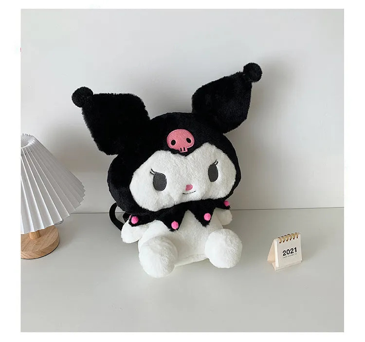 Popular Plush Cartoon Cute Clow Gift Backpacks