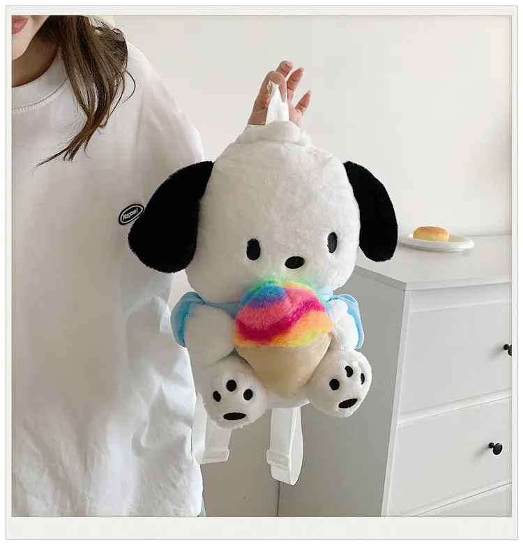 Popular Plush Cartoon Cute Clow Gift Backpacks
