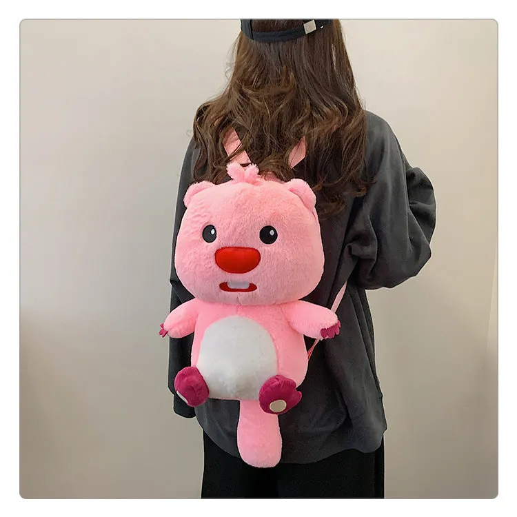 Popular Plush Cartoon Cute Clow Gift Backpacks