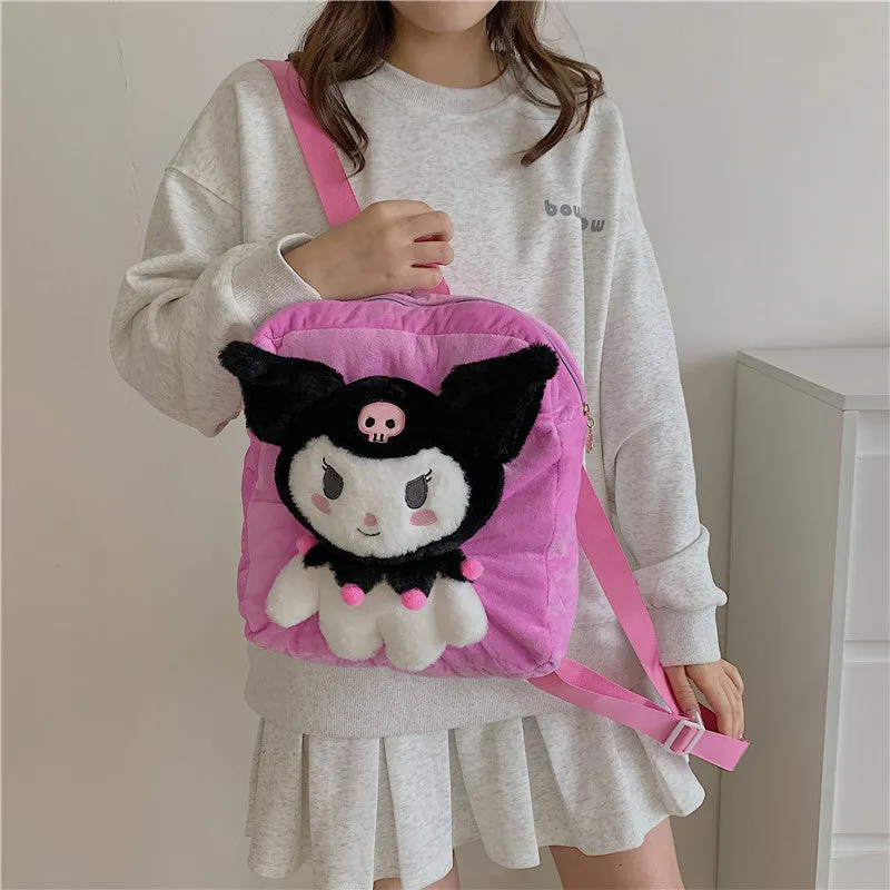 Popular Plush Cartoon Cute Clow Gift Backpacks