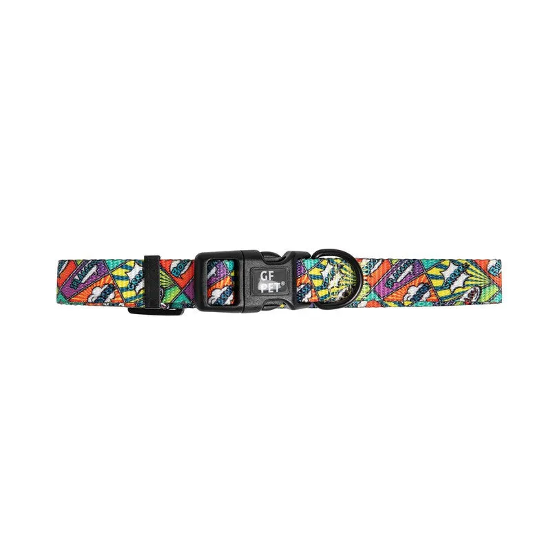 Printed Comic Book Dog Collar – Stylish & Durable