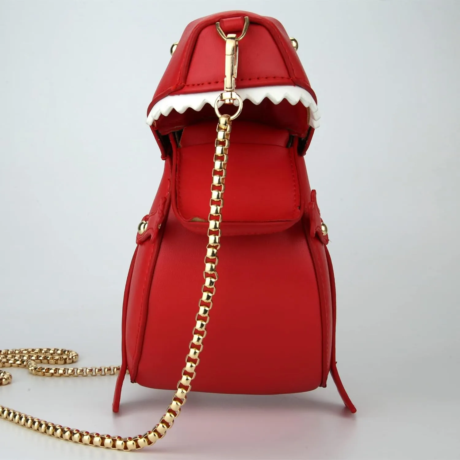 PU Leather Handbags Wallets Clutch Hobos for Women Inosaur Shape Crossbody Bag Triceratops Shoulder Messenger