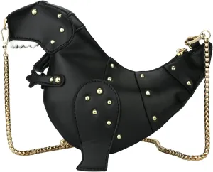 PU Leather Handbags Wallets Clutch Hobos for Women Inosaur Shape Crossbody Bag Triceratops Shoulder Messenger