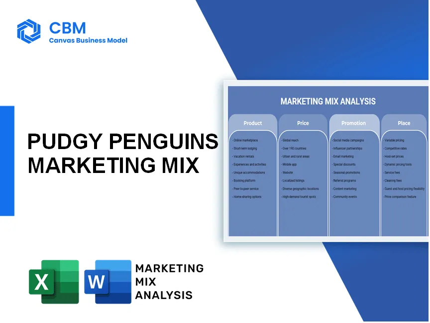 PUDGY PENGUINS MARKETING MIX