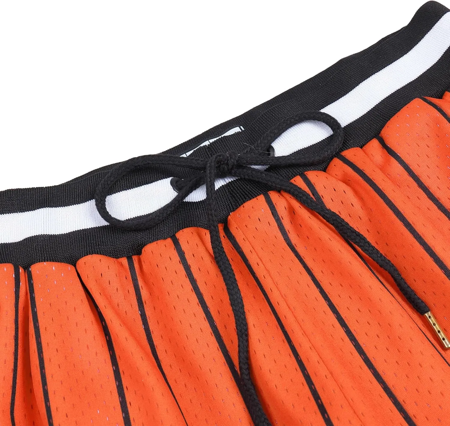 Pullonsy Basketball Athletic Mesh Shorts with Zip Pockets for Men, Running Workout Gym Sports 7 Inche Inseam