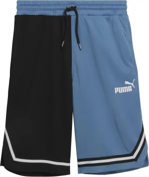 PUMA Boys' Essential Athletic Shorts, Logo & Printed Designs, Elastic Waistband