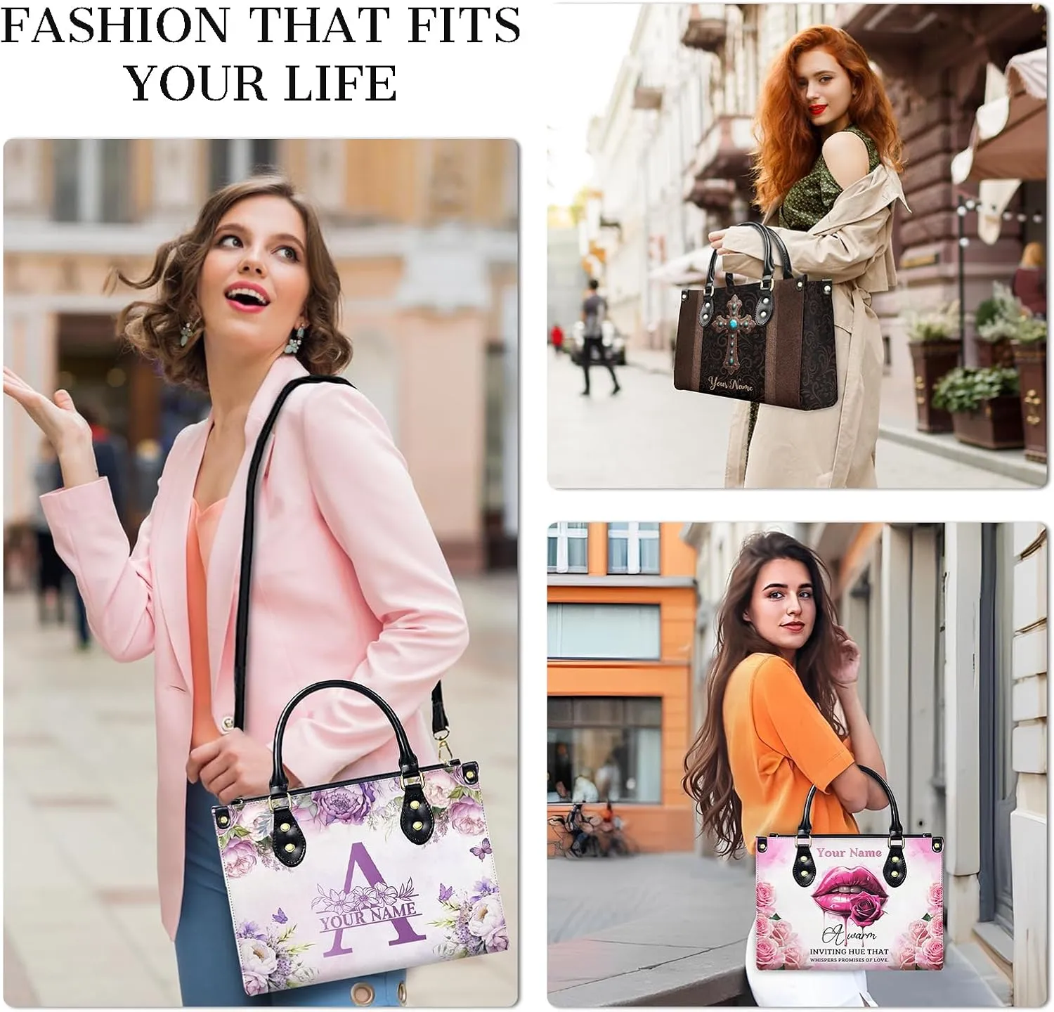 Purses for Women - Customized Handbags Gifts for Women Mom Friends - Tote Bags Gift for Wedding Retirement Vacation