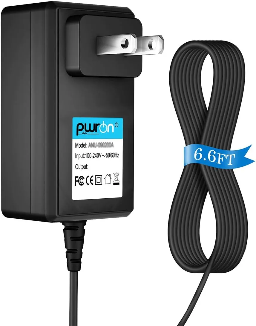 PwrON (6.6FT Cable) AC Adapter Charger for Supro 1305 Drive Overdrive Guitar Effects Pedal Power Supply Cord