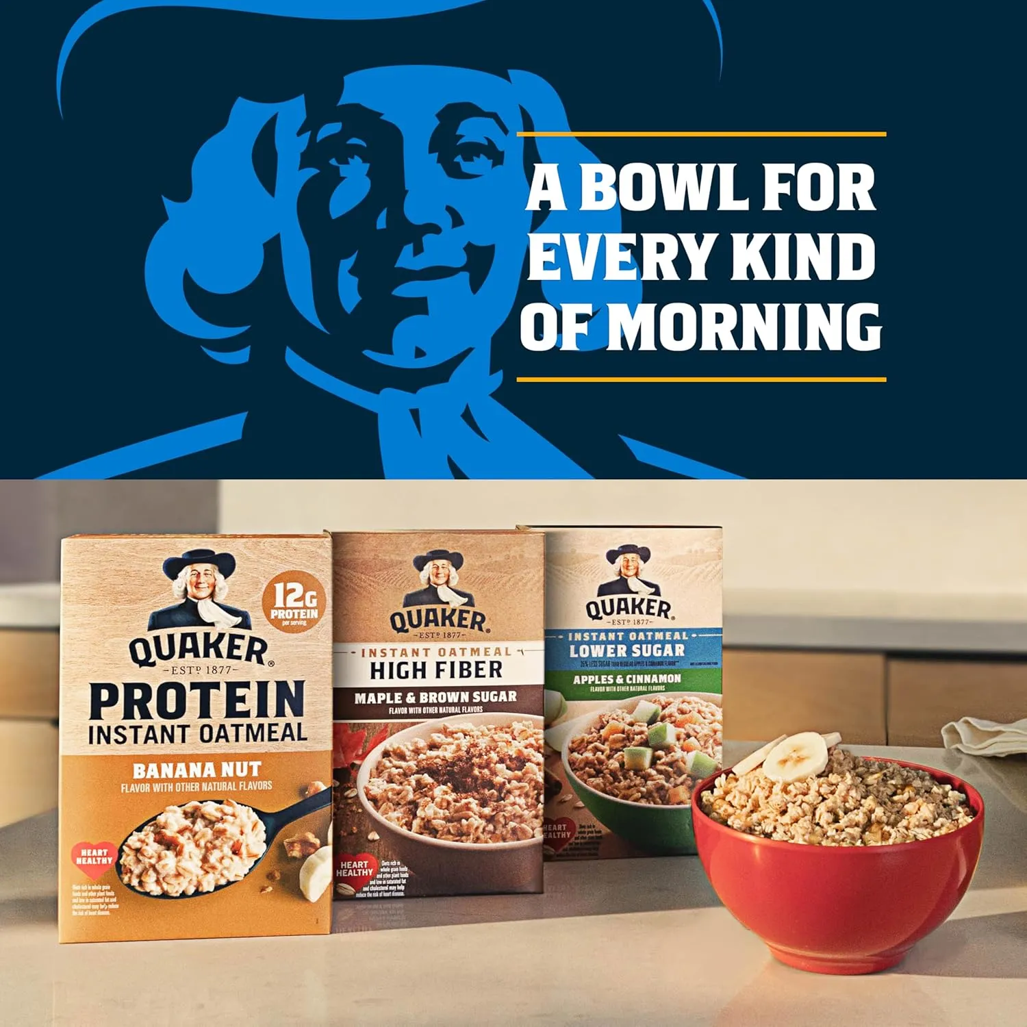 Quaker Organic Quick Cook Oatmeal, Breakfast Cereal, Non-GMO Project Verified, 24 Oz(Pack of 4)