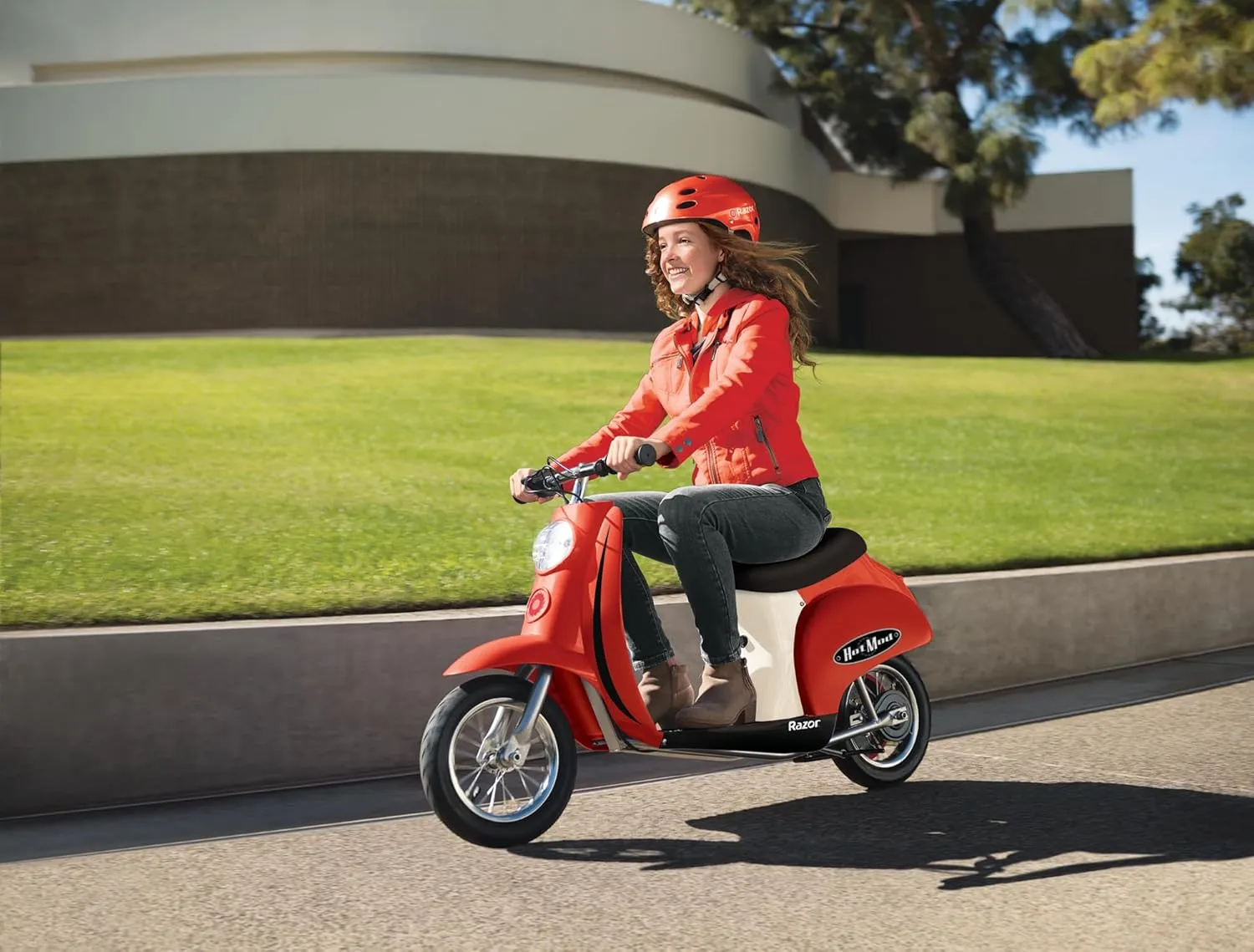 Razor Pocket Mod Miniature Euro 24V Electric Kids Ride On Retro Scooter