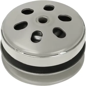Rear Clutch Assembly with Driven Pulley & Clutch Bell for GY6 125CC 150CC 157QMJ 152QMI 4-Stroke Engine, 19 Spline, Scooter ATV Go Kart