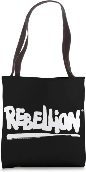 Rebellion White Logo Tote Bag