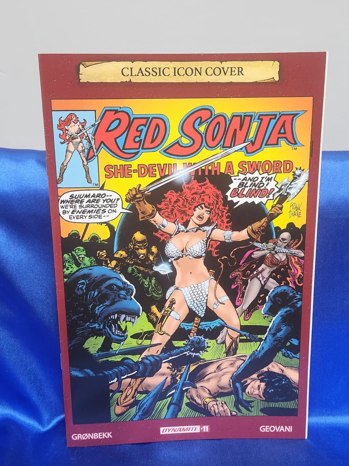 RED SONJA #11 - FRANK THORNE INCENTIVE VARIANT COVER G - 1/10