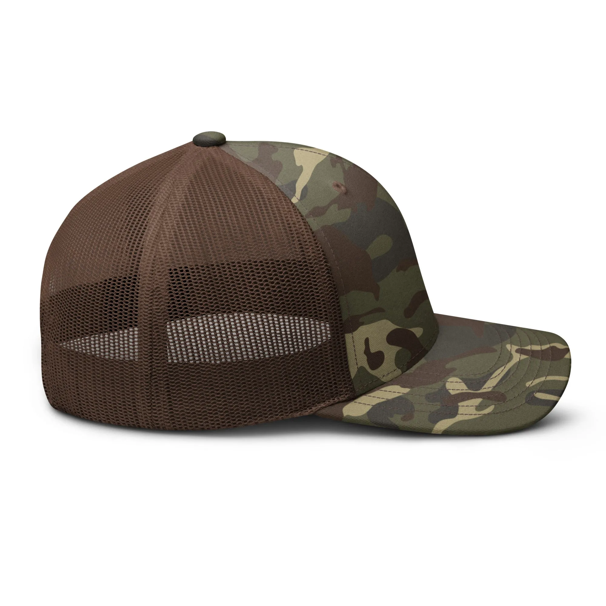 Resilient Camouflage trucker hat