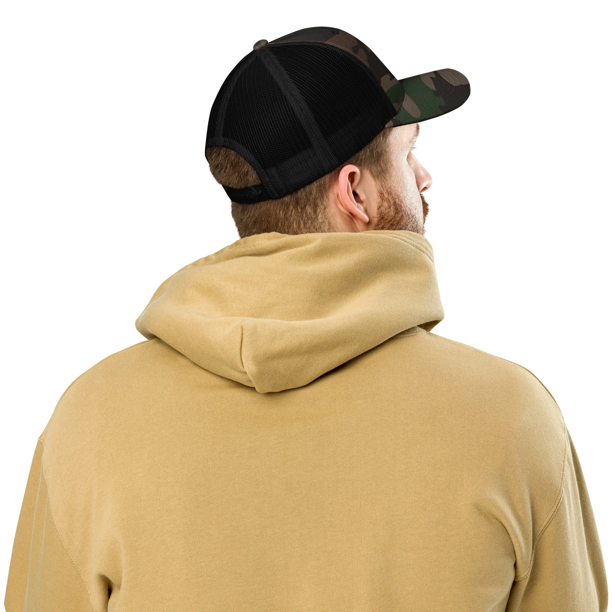 Resilient Camouflage trucker hat