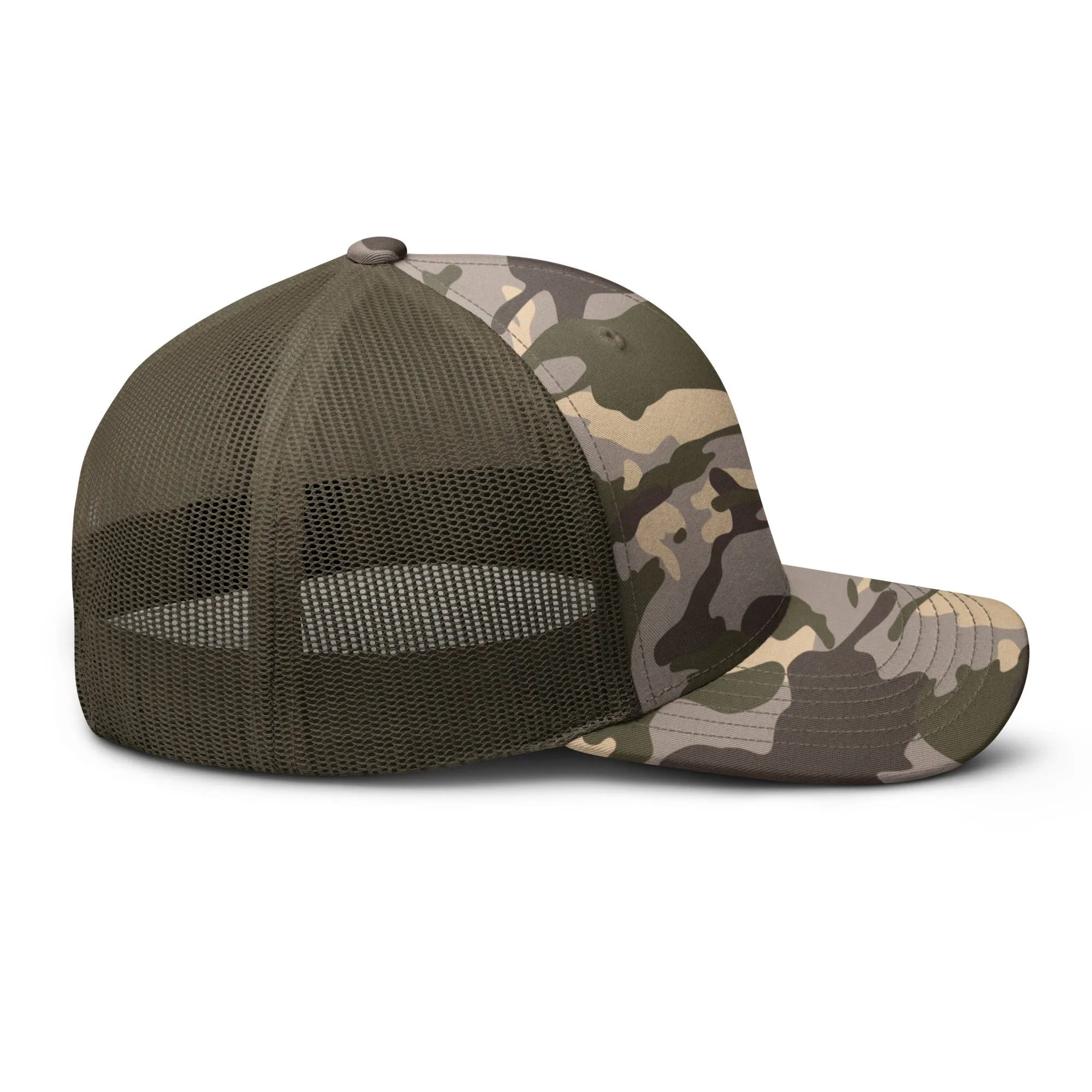 Resilient Camouflage trucker hat