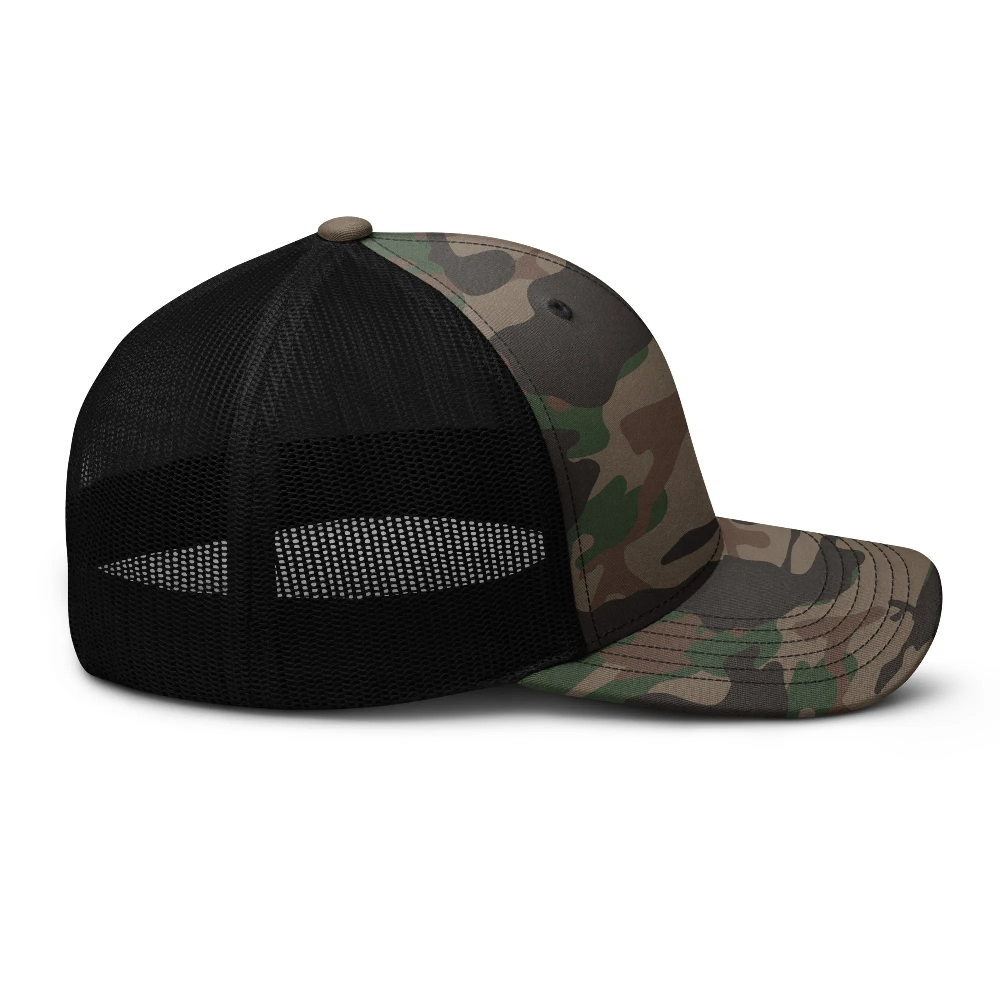 Resilient Camouflage trucker hat
