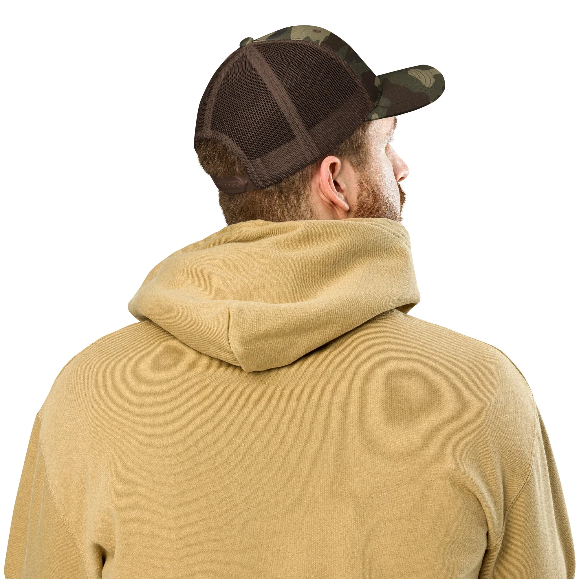 Resilient Camouflage trucker hat