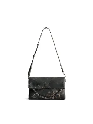 Retro Messenger Bag - Marble Grey