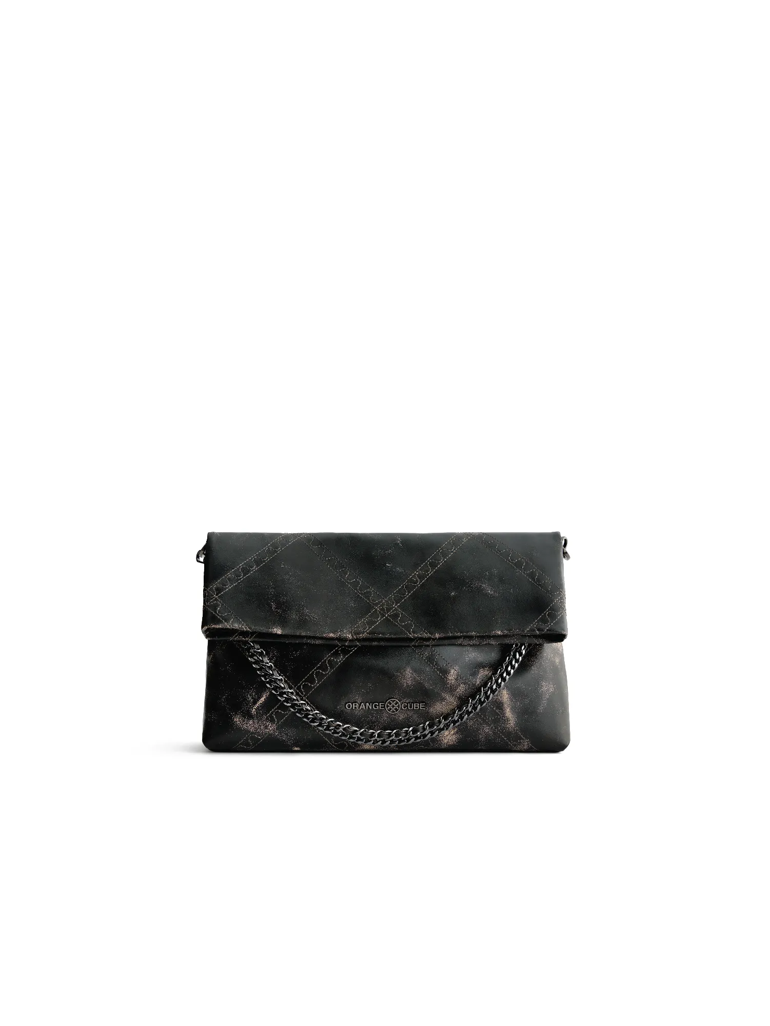 Retro Messenger Bag - Marble Grey