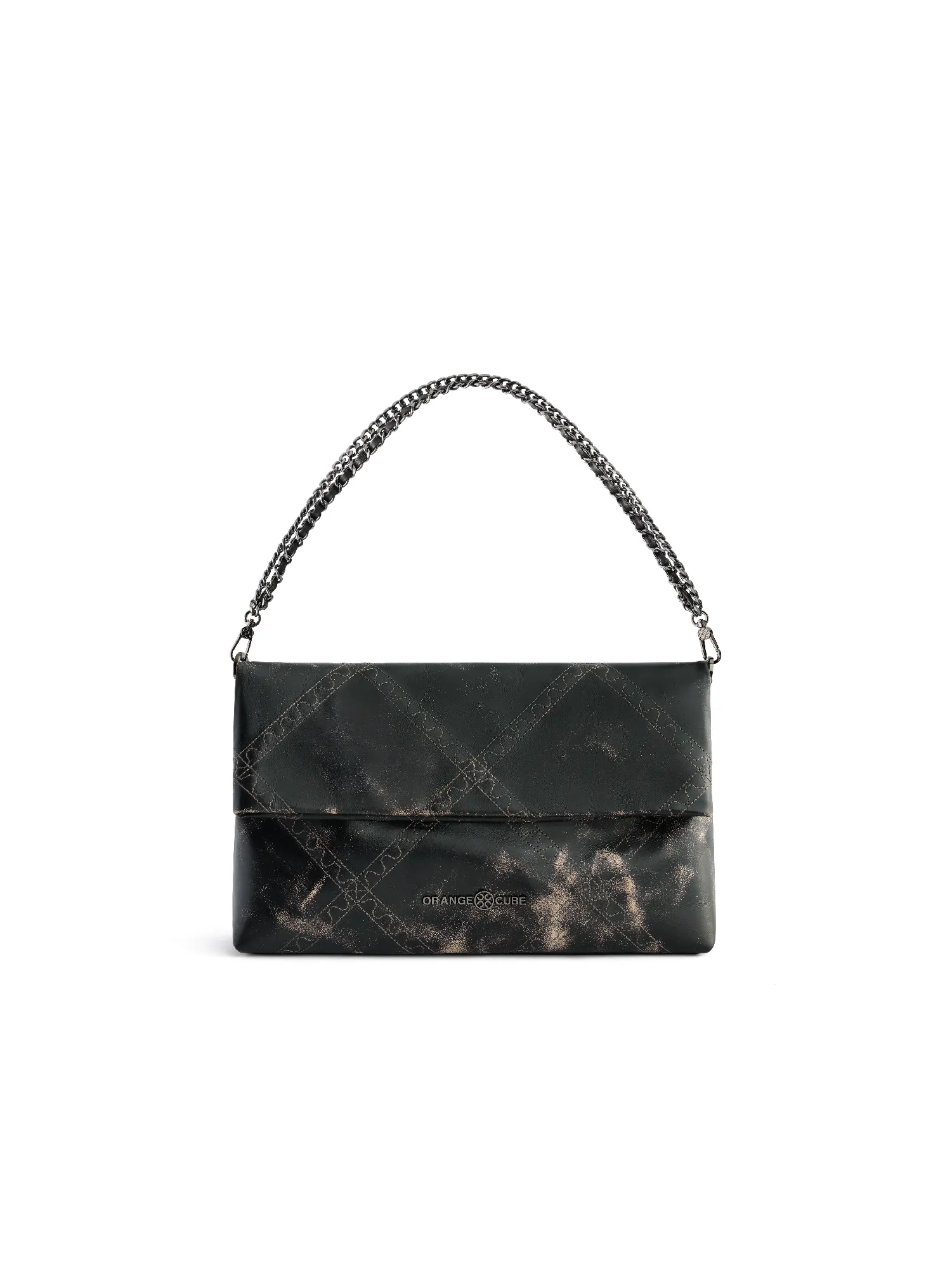 Retro Messenger Bag - Marble Grey