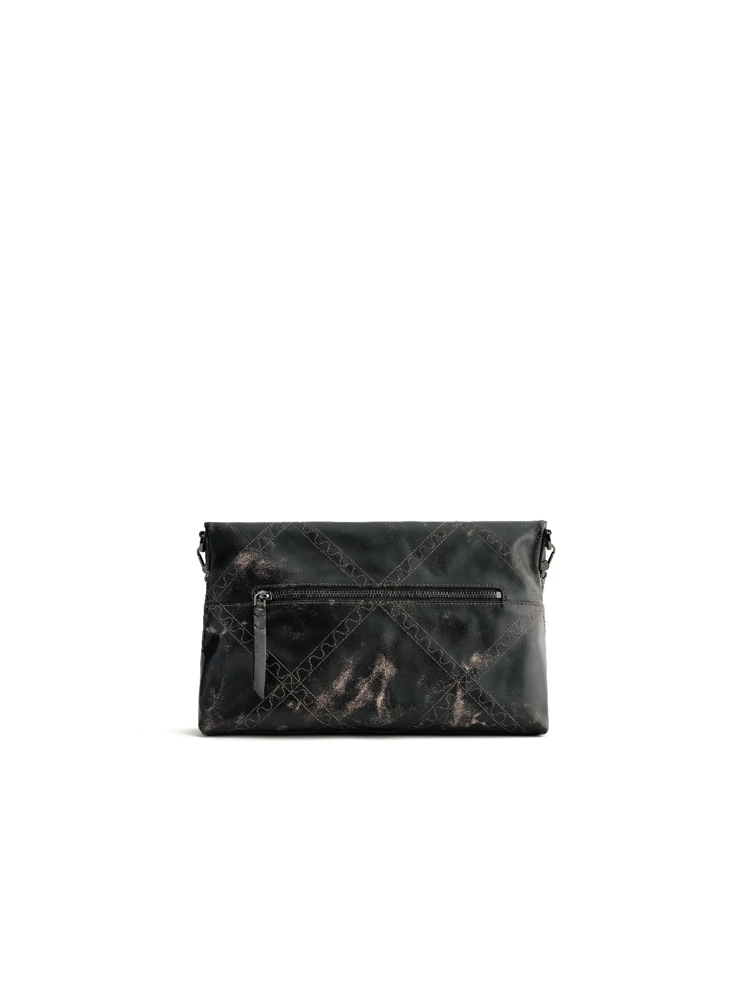 Retro Messenger Bag - Marble Grey