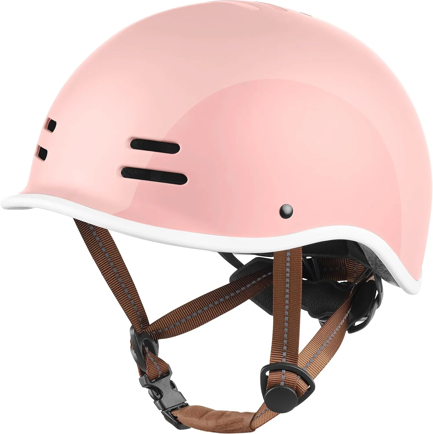 Retrospec Remi Kids' Bike Helmet for Youth Boys & Girls- Bicycle Helmet with Built-in Visor and Adjustable Reflective Straps for Skateboarding, Scooters, Rollerblading -