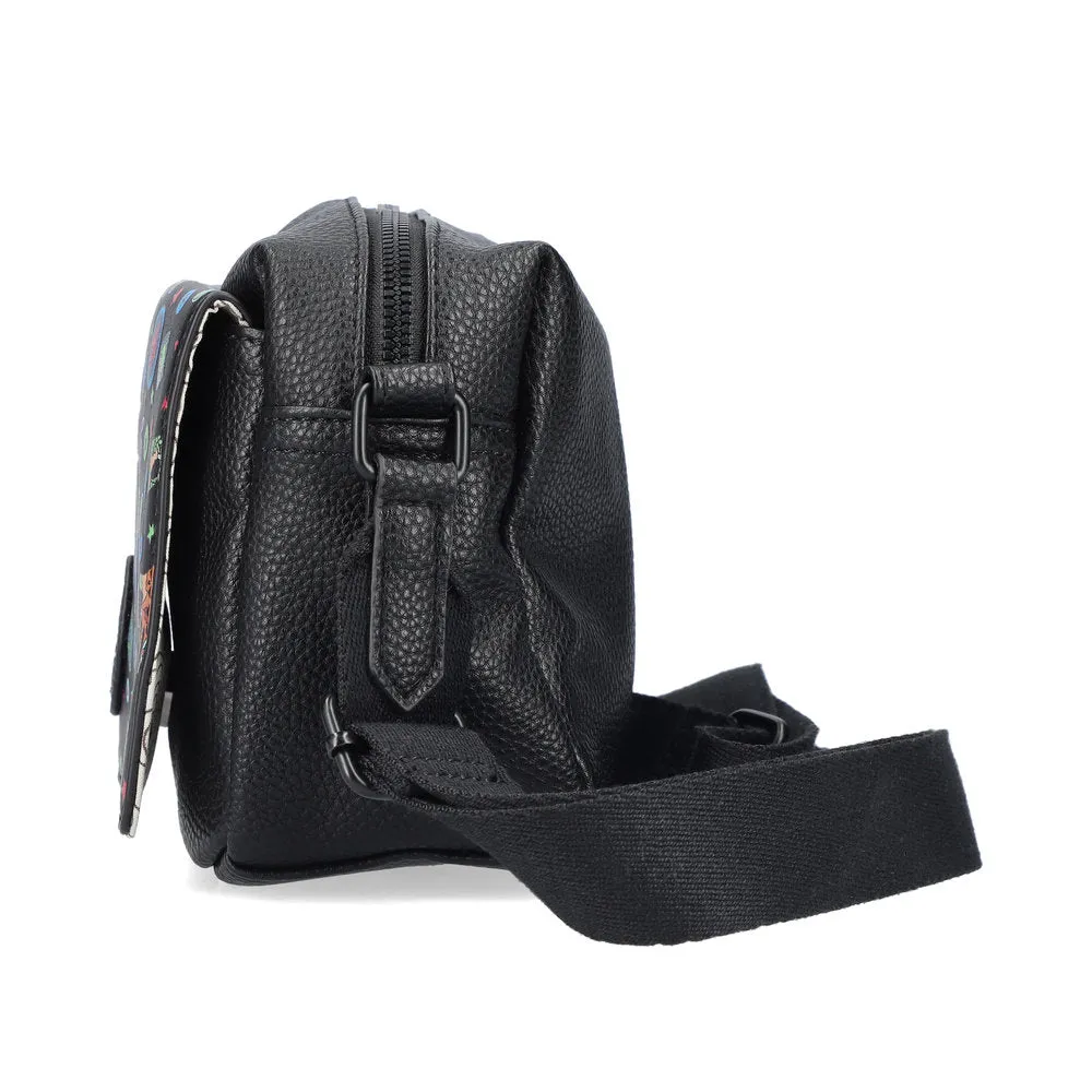 Rieker Camera Style Bag Black Comic