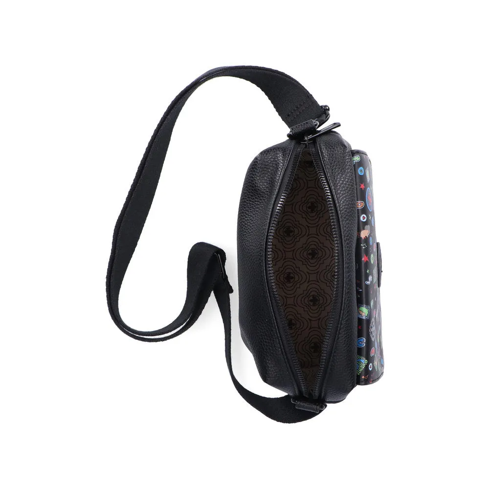 Rieker Camera Style Bag Black Comic