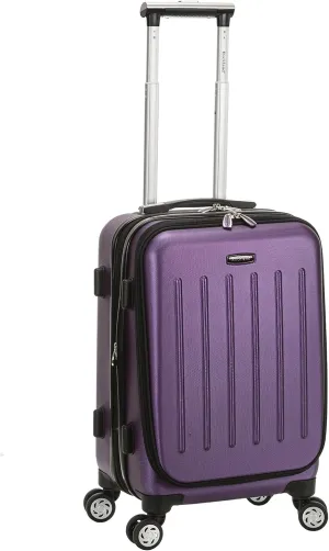 Rockland Titan Hardside Spinner Luggage, Purple, Carry-On 19-Inch