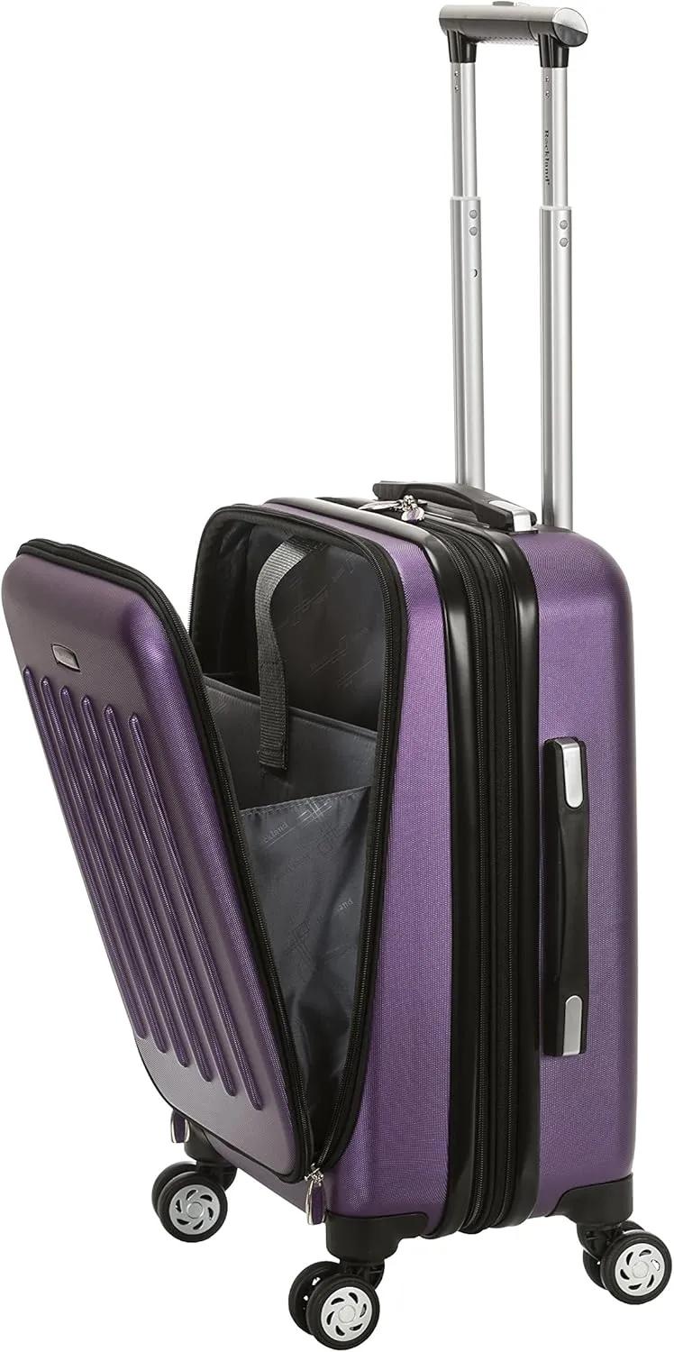 Rockland Titan Hardside Spinner Luggage, Purple, Carry-On 19-Inch