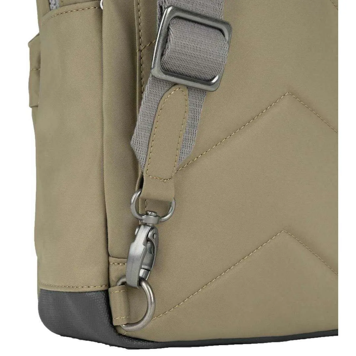 Roka Willesden B Large Recycled Nylon Scooter Bag - Taupe Green