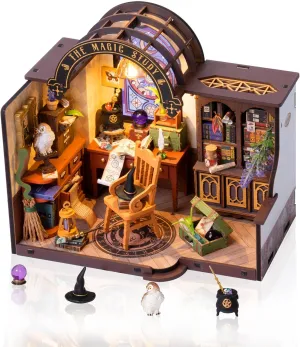 Rolife DIY Miniature House Kit, Mini Wooden Dollhouse Kit for Adults to Build, Tiny House Mayberry Street Miniatures Diorama Building Kits-Birthday Christmas Halloween Craft Hobbies Gift for Teens Kid