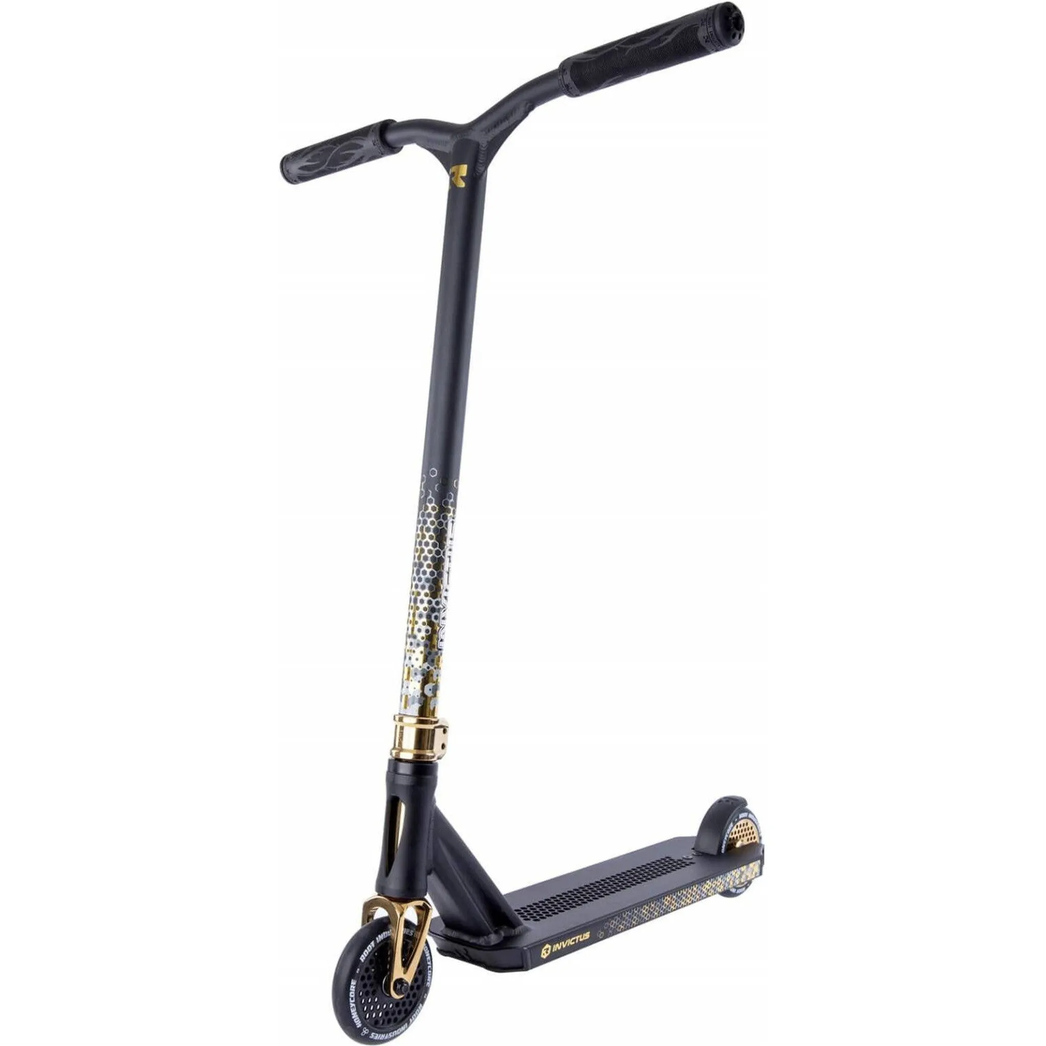 Root Invictus 2 Trick Løbehjul (Black/Gold) - Black/Gold