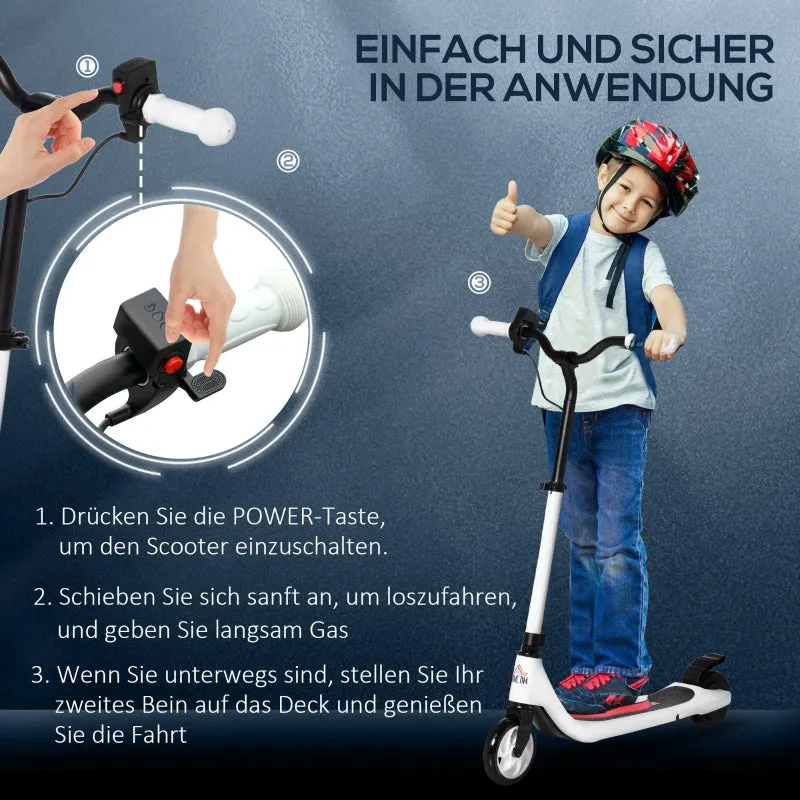 Rootz E-Scooter for Kids - Electric Kick Scooter - Child's Electric Scooter - 6 km Range - Adjustable Handle Height - Battery Level Display - Quick Stopping - 76L x 53W x 90/95H cm - Aluminum & Steel