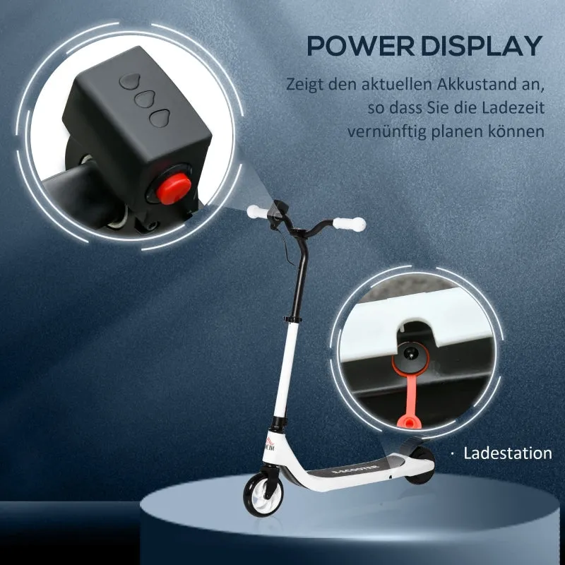 Rootz E-Scooter for Kids - Electric Kick Scooter - Child's Electric Scooter - 6 km Range - Adjustable Handle Height - Battery Level Display - Quick Stopping - 76L x 53W x 90/95H cm - Aluminum & Steel