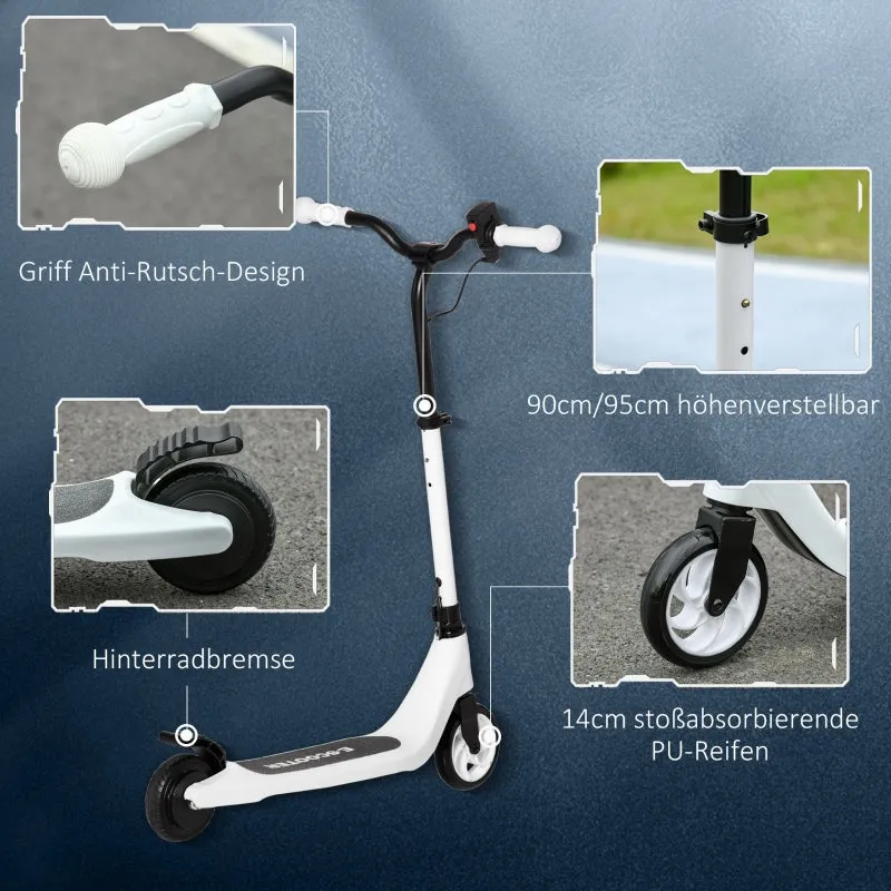 Rootz E-Scooter for Kids - Electric Kick Scooter - Child's Electric Scooter - 6 km Range - Adjustable Handle Height - Battery Level Display - Quick Stopping - 76L x 53W x 90/95H cm - Aluminum & Steel
