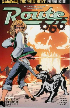 Route 666#21 VF/NM ; CrossGen comic book | Coppertone Ad Tribute