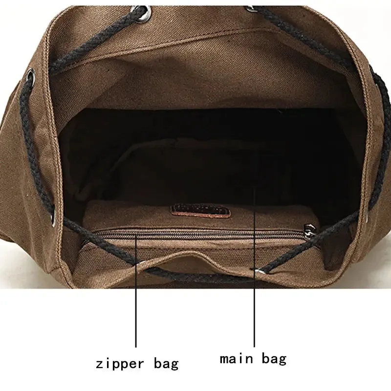 Rucksack Scione Canvas Travel Bag