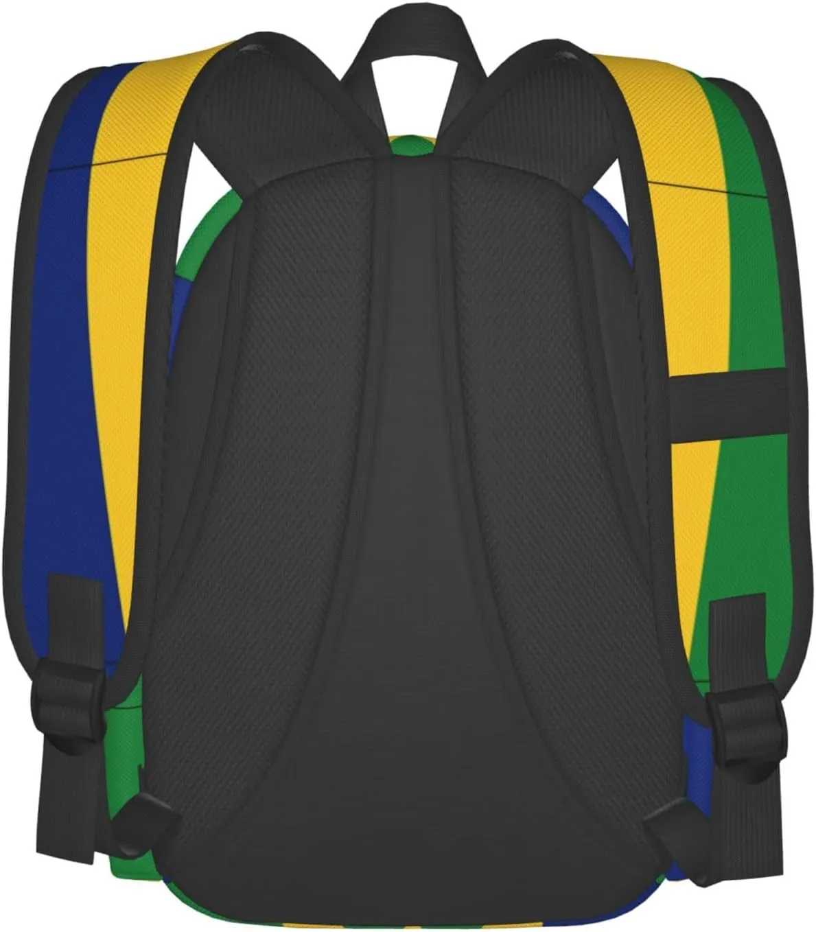 Saint Vincent Grenadines Flag Casual Backpack Large Capacity Travel Backpacks Laptop Daypack Commuter Rucksack Adjustable Strap Sports Bags for Hiking Biking