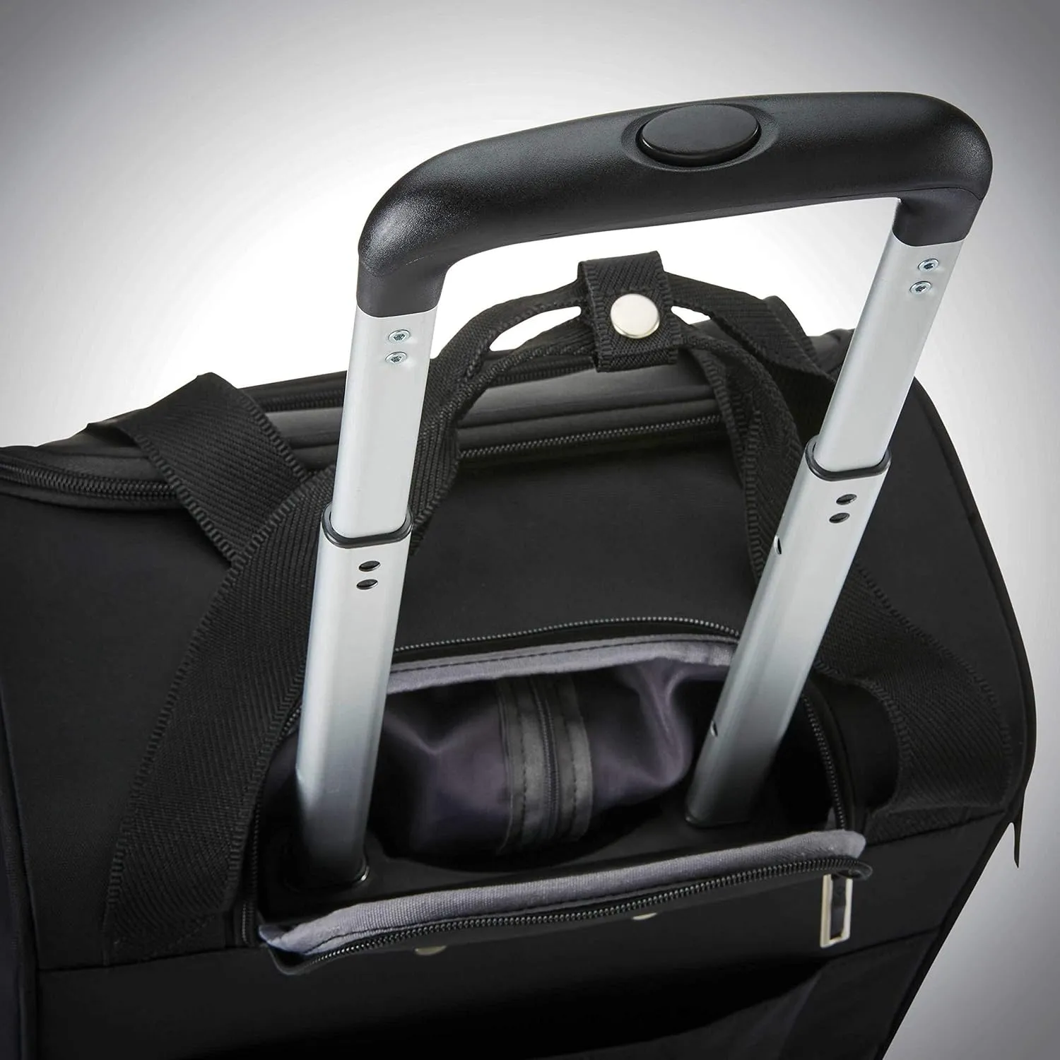 Samsonite Underseat Carry-On Spinner With USB Port, Jet Black, One Size