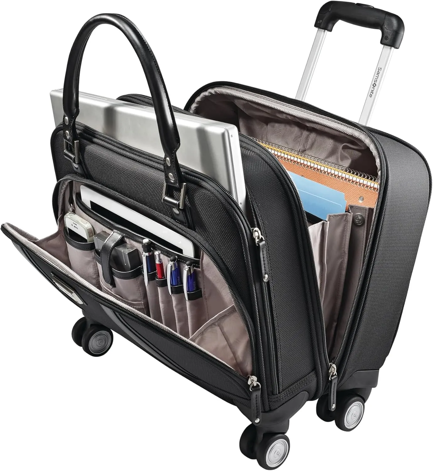 Samsonite Women's Spinner Mobile Office, Black, One Size